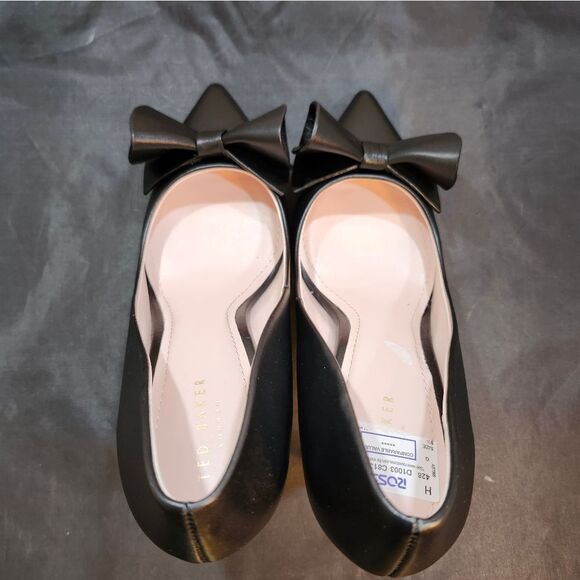 BRAND NEW TED BAKER ZAFIINA BOW POINTED TOE PUMP G1 - Picture 5 of 15